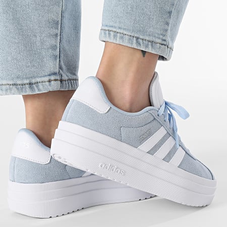 Adidas Sportswear - Baskets Femme VL Court Bold JI1018 Global Blue Footwear White
