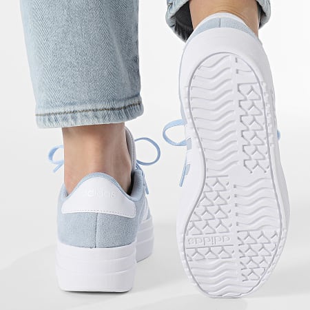 Adidas Sportswear - Baskets Femme VL Court Bold JI1018 Global Blue Footwear White