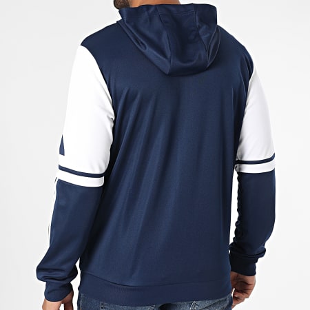 Adidas Sportswear - Sweat Capuche Zippé SQ25 JD2989 Bleu Marine Blanc