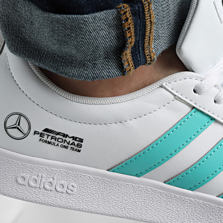 Adidas Sportswear - Baskets VL Court Mer JR1069 Footwear White Semi Mint Rush Core Black