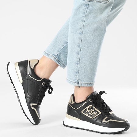 Guess - Baskets Femme FLJKOYELE12 Black Gold