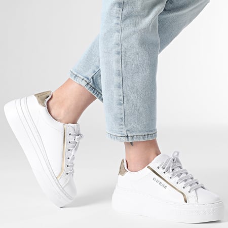 Guess - Baskets Femme FLJMRIELE12 White Gold