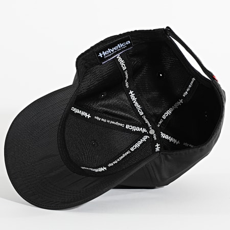 Helvetica - Casquette Ajaccio Noir