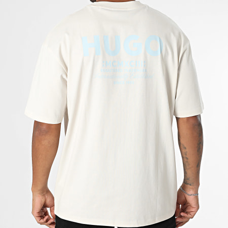 Hugo Blue - Tee Shirt Oversize Nalono 50509776 Ecru