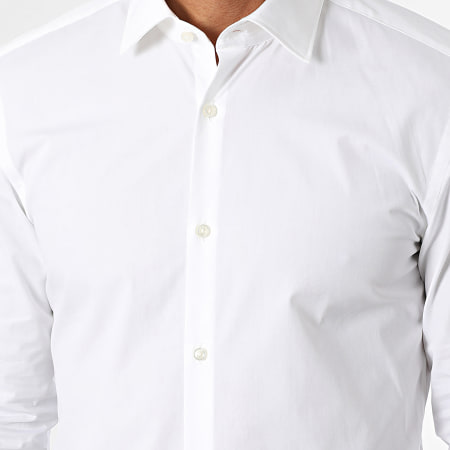 HUGO - Chemise Manches Longues Slim Jenno 50289499 Blanc