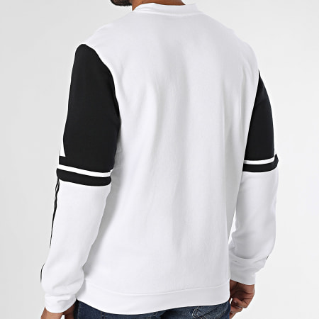 Adidas Sportswear - Sweat Crewneck A Bandes SQ25 JD2959 Blanc Noir