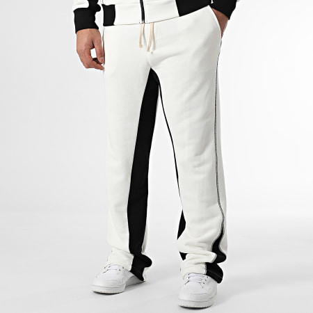 KZR - Ensemble De Survetement Blanc Noir