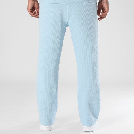 LBO - Pantalón Ancho Texturizado 3769 Azul Claro