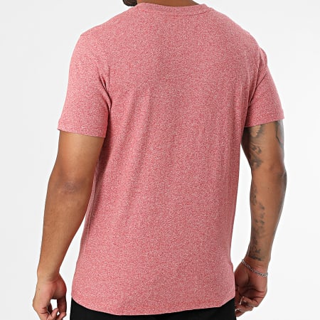 Superdry - Camiseta VL Classic Relaxed M1012203A Rojo Jaspeado