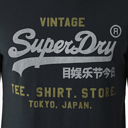 Superdry - Camiseta VL Heritage Relaxed M1012212A Negro