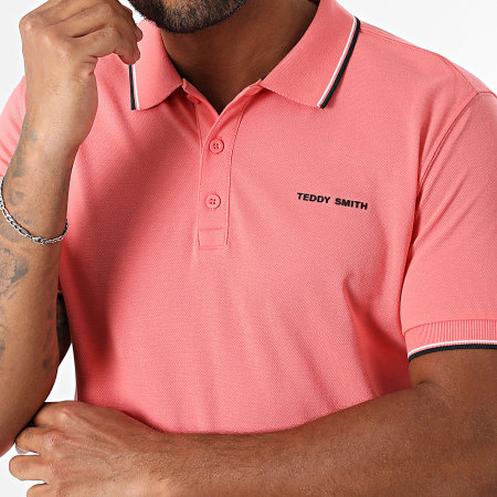 Teddy Smith - Polo Short Sleeve Pasian 11316819D Pink