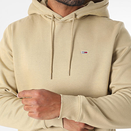 Tommy Jeans - Sweat Capuche Flag 0742 Beige