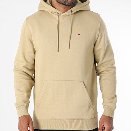 Tommy Jeans - Sweat Capuche Flag 0742 Beige