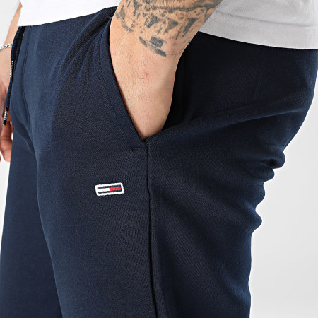 Tommy Jeans - Pantalon Jogging Slim Flag 0473 Bleu Marine