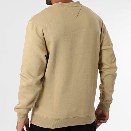 Tommy Jeans - Sweat Crewneck Flag Fleece 0741 Beige