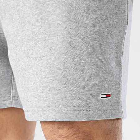 Tommy Jeans - Short Jogging Flag Beach 1931 Gris Chiné