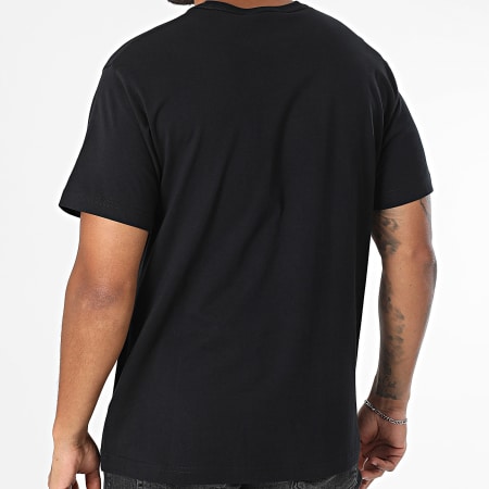 Versace Jeans Couture - Tee Shirt Vembleme Baroque 78GAHC01-CJ01C Noir Jaune Blanc