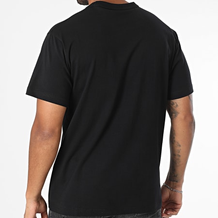 Versace Jeans Couture - Tee Shirt Logo Patent 78GAHE05-CJ00E Noir Blanc