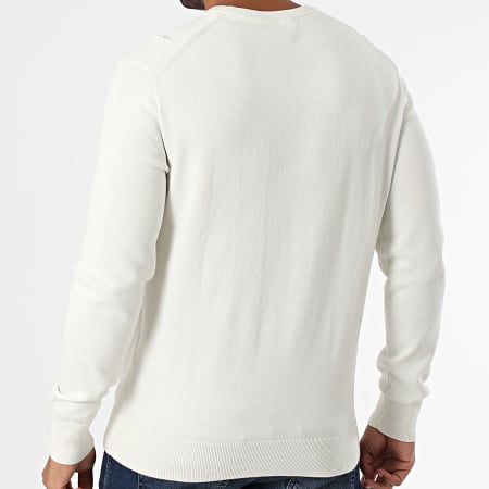 Calvin Klein - Pull LV040LM300 Ecru