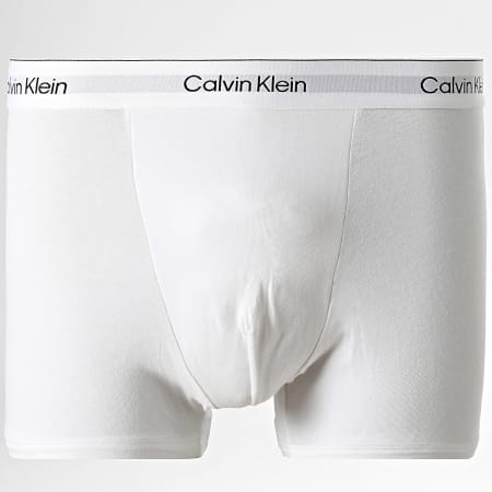 Calvin Klein - Lote De 3 Bóxers NB4286 Blanco Gris Jaspeado Negro