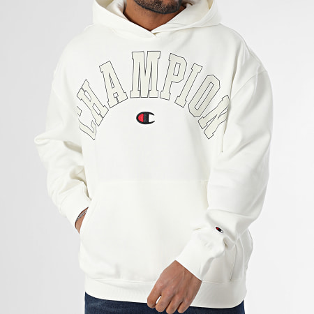 Champion - Sweat Capuche 221205 Beige Clair