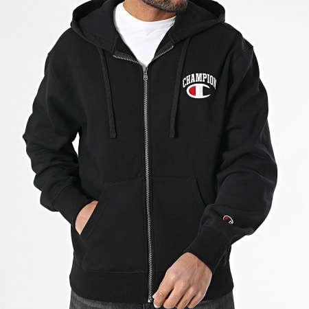 Champion - Sweat Zippé Capuche 221193 Noir