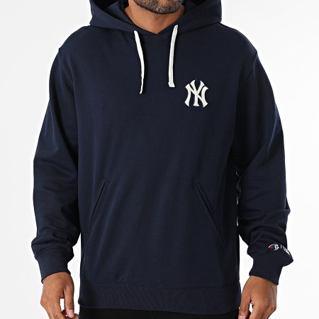 Champion - Sweat Capuche NY 221034 Bleu Marine