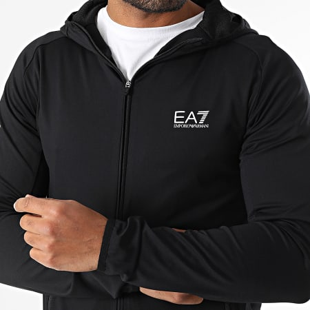 EA7 Emporio Armani - Veste Zippée Capuche 7M000047-AF13534 Noir