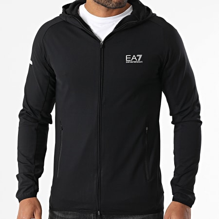 EA7 Emporio Armani - Veste Zippée Capuche 7M000047-AF13534 Noir