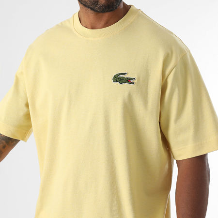 Lacoste - Tee Shirt Oversize Loose Fit Big Logo Crocodile