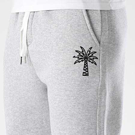 Luxury Lovers - Pantalon Jogging Large Palm LA Noir Gris