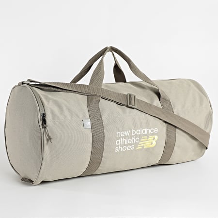 New Balance Canvas Duffel Sport Bag LAB51502 Beige Ryses