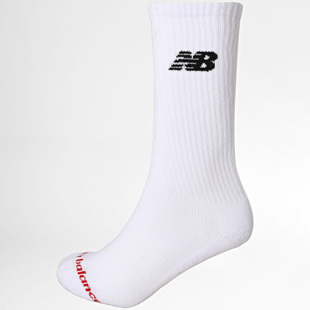 New Balance - Set van 3 paar sokken LAS51293 Wit Grijs Houtskool Zwart