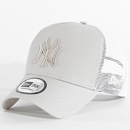 New Era - Casquette Trucker League Essential NY 60675518 Gris Blanc