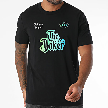 DC Comics - Tee Shirt Oversize Joker Hybrid Noir