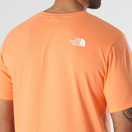 The North Face - Tee Shirt Simple Dome A87NG Orange