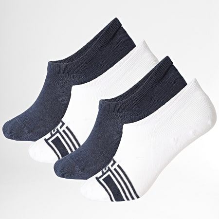 Tommy Hilfiger - Lot De 4 Paires De Chaussettes 701235881 Blanc Bleu Marine