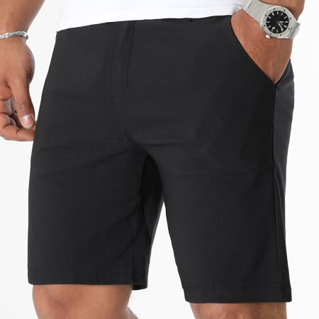 LBO - Lot De 2 Shorts Chino 1889 Noir Camel