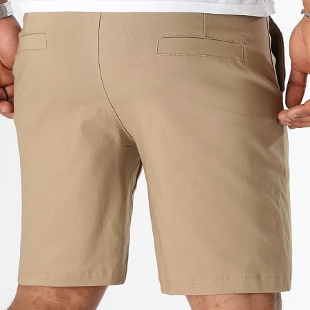 LBO - Lot De 2 Shorts Chino 1889 Noir Camel