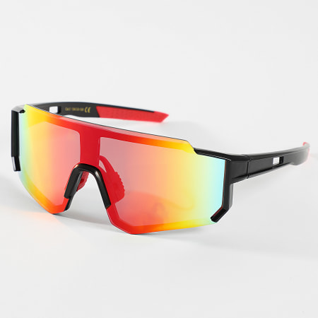 LBO - Lunettes De Soleil Rouge Noir Jaune