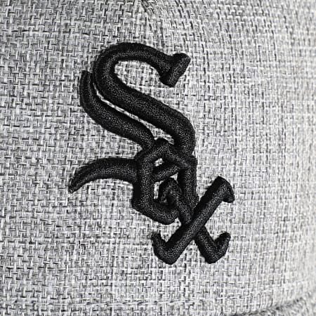 New Era - Casquette Snapback Cotton Weave 9Forty Chicago White Sox 60641024 Gris Chiné
