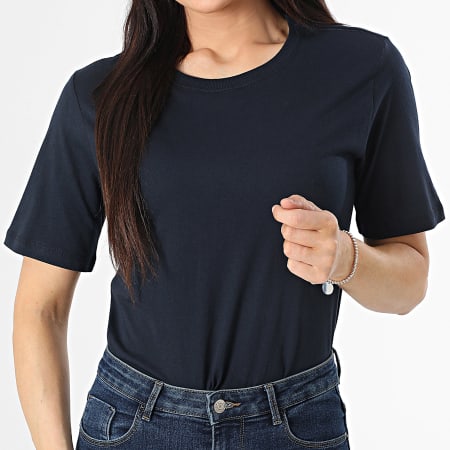 Only - Tee Shirt Femme Rex Bleu Marine