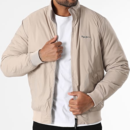 Pepe Jeans Veste Zippée Mustrel PM403108 Beige