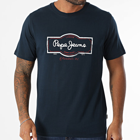 Pepe Jeans - Tee Shirt Daxton PM509786 Bleu Marine