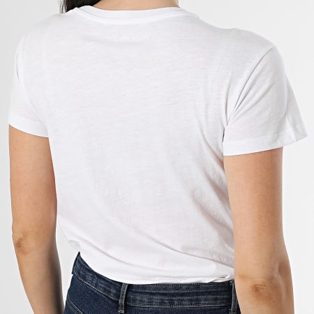 Pepe Jeans - Tee Shirt Femme Ryleigh PL506014 Blanc
