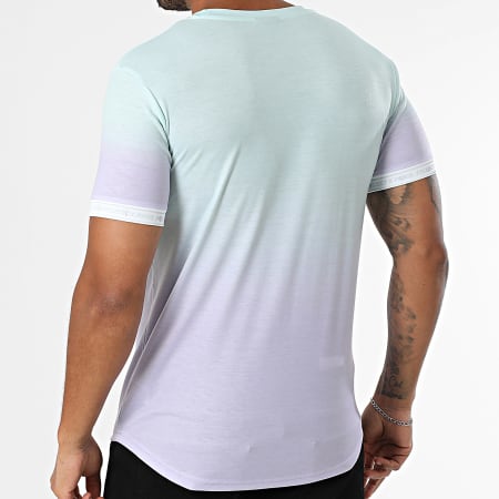 Project X Paris - Tee Shirt 2410092 Vert Clair Lilas Dégradé