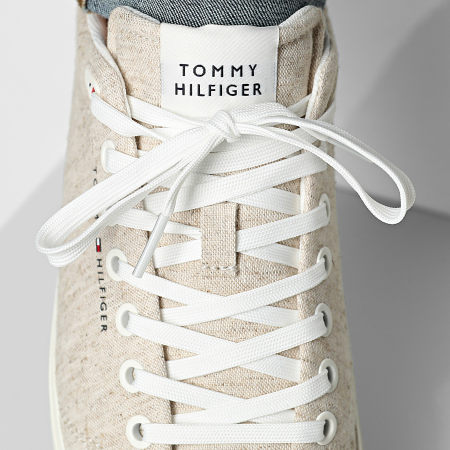 Tommy Hilfiger - Baskets Hi Vulc Low Core Chambray 5389 Ecru