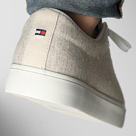 Tommy Hilfiger - Baskets Hi Vulc Low Core Chambray 5389 Ecru