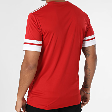 Adidas Sportswear - Tee Shirt A Bandes SQUA25 Jersey JE2601 Rouge Blanc