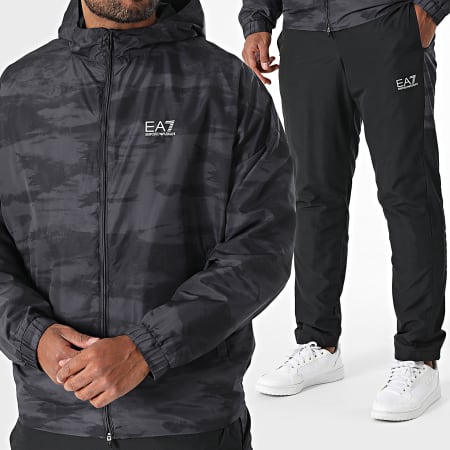 EA7 Emporio Armani - Ensemble De Survetement 7M000079-AF12948 Noir Camouflage